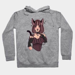 Black cat Hoodie